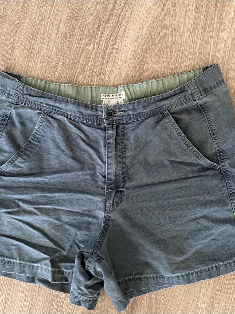 Royal Robbins Blue-Grey Lightweight cotton shorts 10
